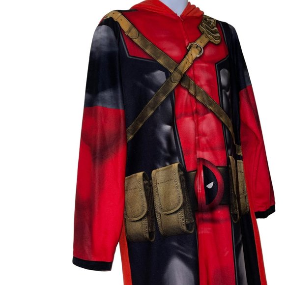 Briefly Stated Marvel Spiderman Unionsuit Pajamas Mens M Unionsuit PJs Costume - Picture 3 of 10